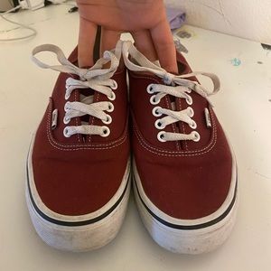 Maroon Vans